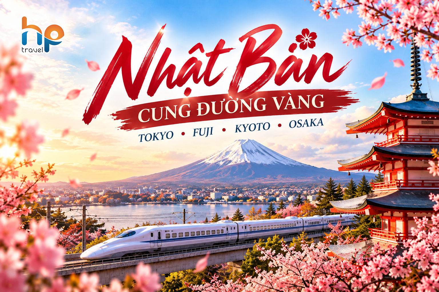 TOUR TẾT ĐINH MÙI 2027: NHẬT BẢN - CUNG ĐƯỜNG VÀNG